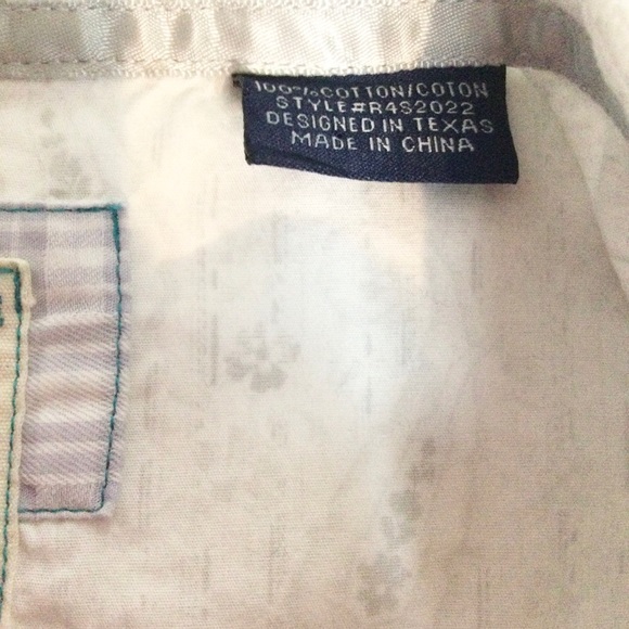 Panhandler cotton bling pearl snap women’s shirt L - Picture 7 of 8